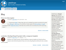 Tablet Screenshot of lakedrops.com
